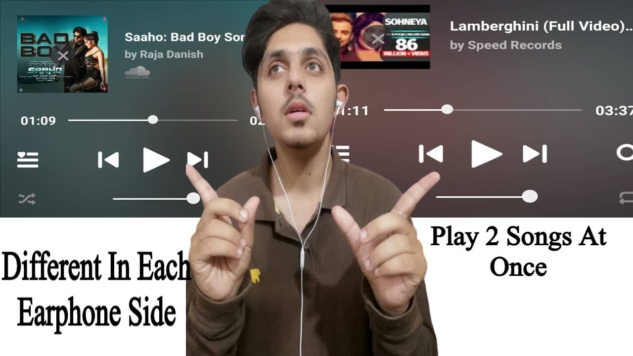 How To Play 2 Songs At Once In Earphone Now Play Two Different Songs