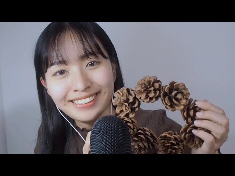 ASMR｜Blue yetiマイクでお喋りしながらランダムトリガー｜囁き＋小声