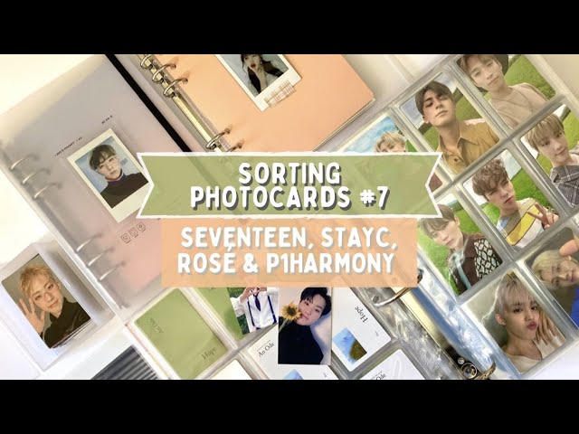 ✧ sorting photocards with me #7 ✧