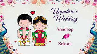 Download Lagu Watch Live Streaming Of Upputuri’s Wedding  II Anudeep 💕 Srivani II MP3