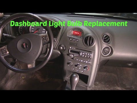 Dashboard Light Bulb Replacement