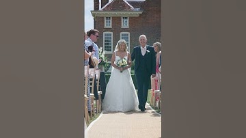 Bride Walking down the aisle with her dad