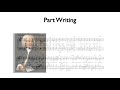 Introduction to part writing