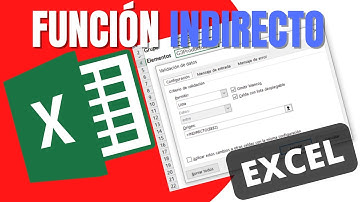 Listas desplegables con la Funcion Indirecto en Excel