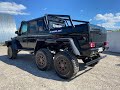 Mercedes G Wagon 6x6 W463 AMG on portals is READY! OEM middle axle, interior, wheels etc.