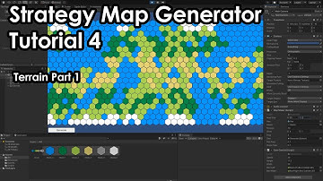 Making a Hex Based Strategy Map Generator in Unity - Tutorial 4 - Terrain Part 1