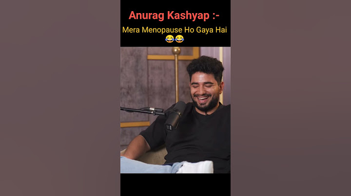 Anurag Kashyap Funny Interview with Samay Raina 😂😂