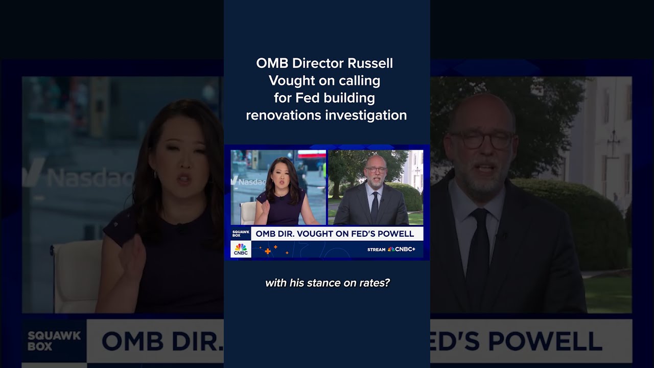 OMB Director Russell Vought On Calling For Fed Building Renovations Investigation