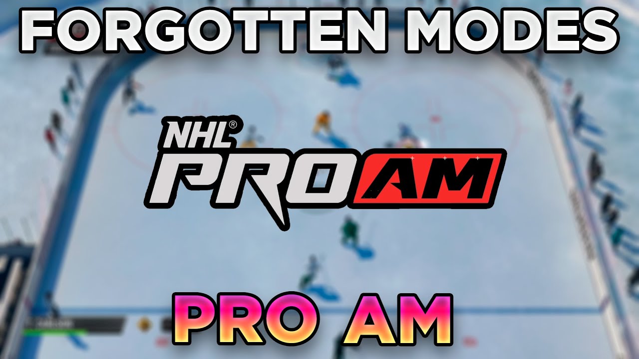 Forgotten Modes In NHL 25 - Pro-Am