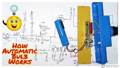 How Automatic Bulb works ||Rechargeable bulb Reverse Engineering|| Rechargeable bulb circuit diagram