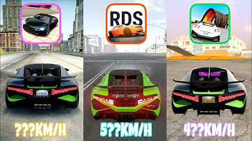 Bugatti Divo Top Speed in Extreme Car Driving Simulator, Real Driving School & Car Stunt Races Mega