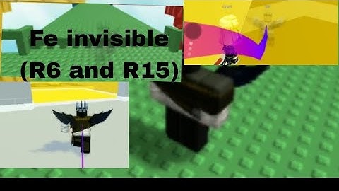Roblox Fe Script Showcase | Fe invisible (R6 and R15) | Fluxus and Hydrogen