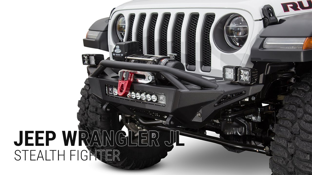 Jeep Wrangler JL Stealth Fighter Front Bumper