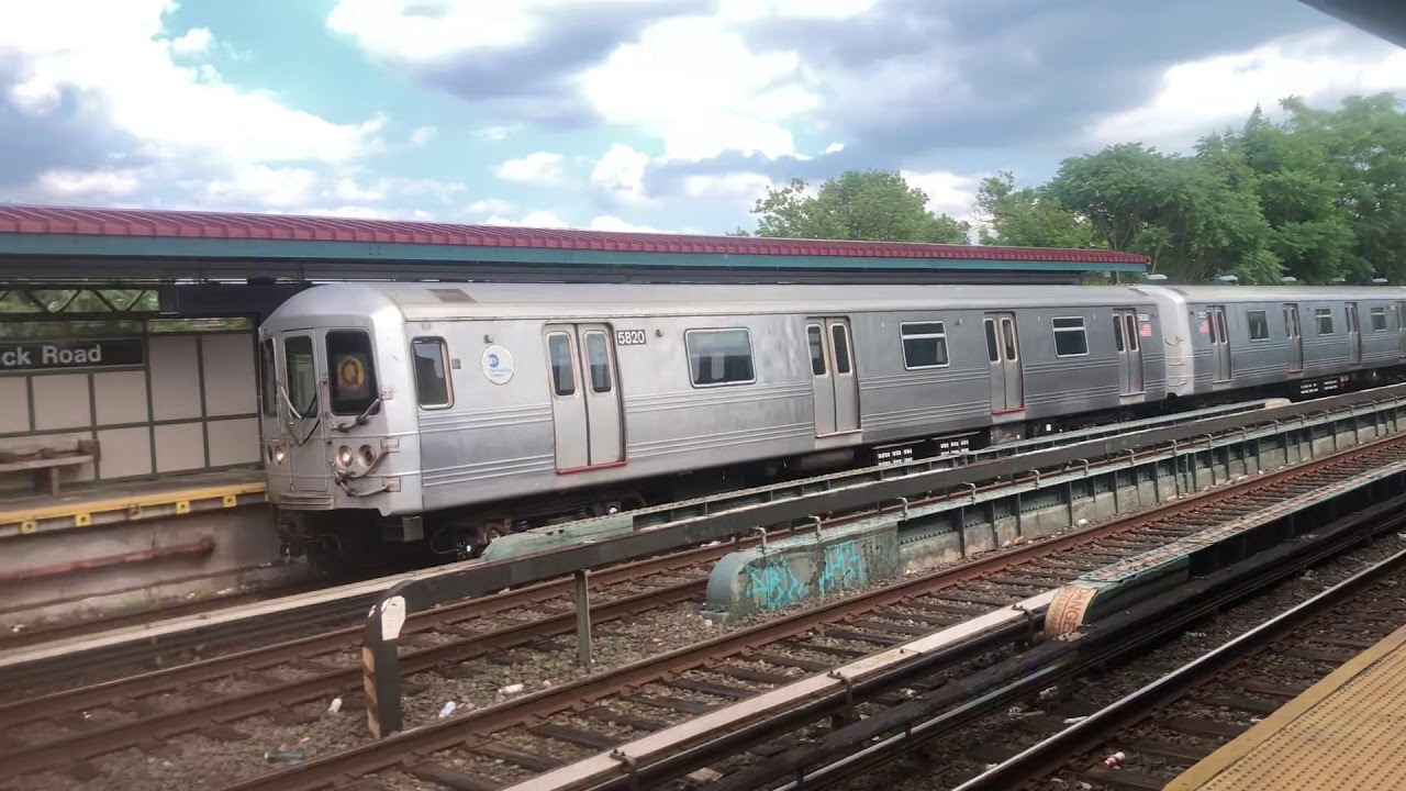 R46 Q Train And R68 B Train At Neck Rd - YouTube