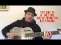 Open G Slide Guitar Beginners Lesson mp3