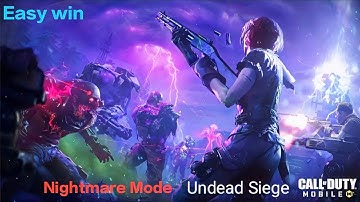 codm undead siege nightmare gameplay