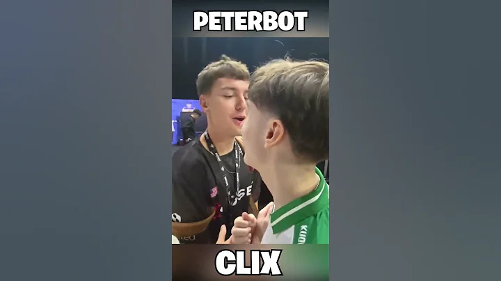 PETERBOT vs CLIX IRL FIGHT #peterbot #clix #fortnite #shorts #fncs #global