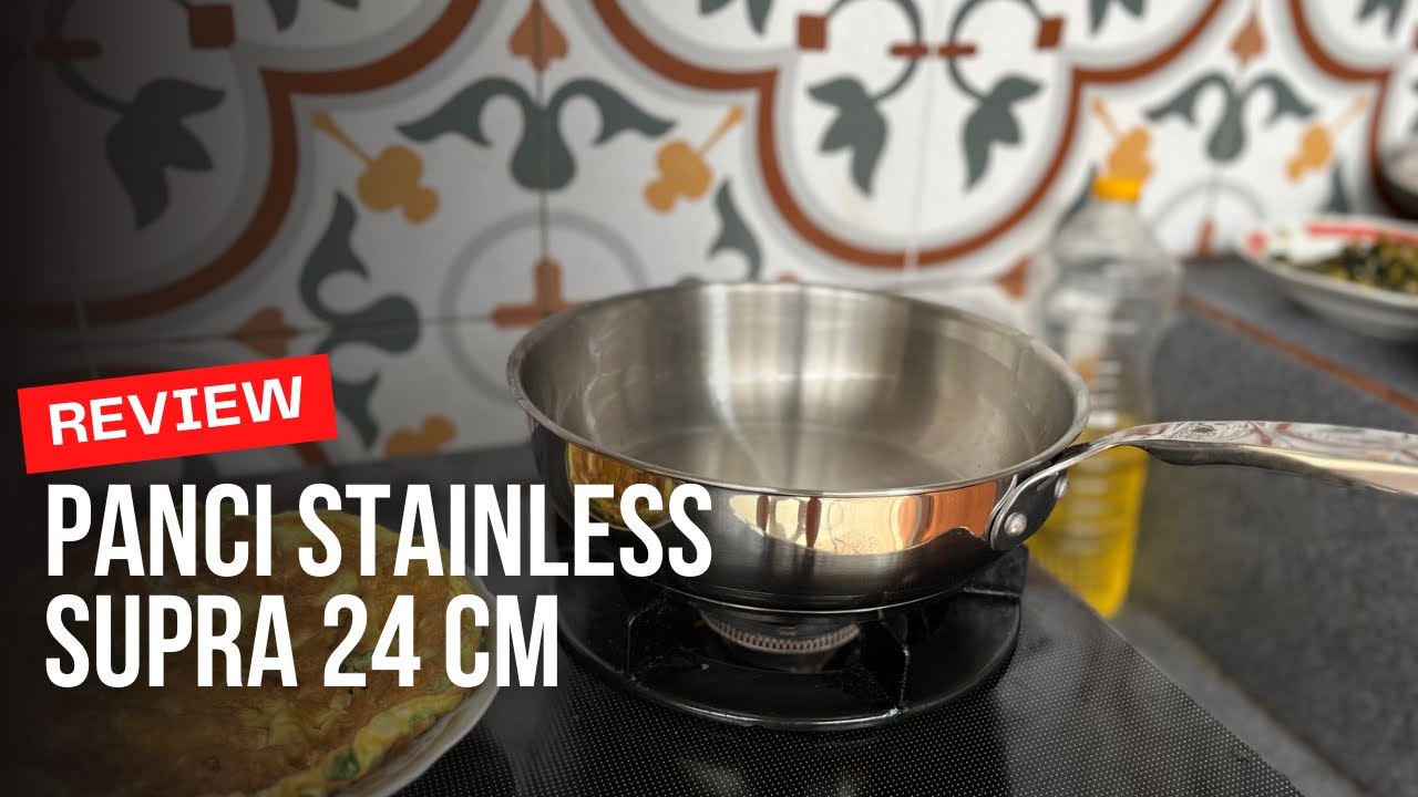 SUPRA Panci Wajan Penggorengan Stainless Steel SUS 304 Frypan 24 Cm Professional Series