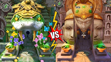 Temple Run 2 Blooming Sands Vs Temple Run 2 Chinese Version Dunhuang Map