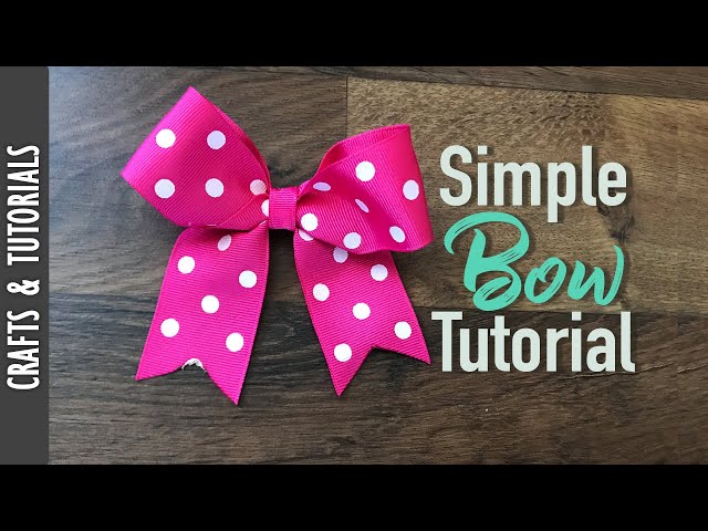 How to Make A Simple Bow - Make Cute Ribbon Bows – Nbeads