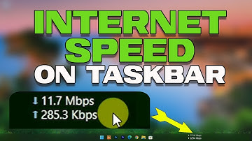 How to Show Internet Speed on Taskbar in Windows  -  Net Speed Meter