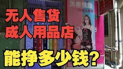 第一次走進成人用品店什麼體驗？ 開24h無人售貨成人用品店掙錢嗎？| 半藏同學 - 天天要聞