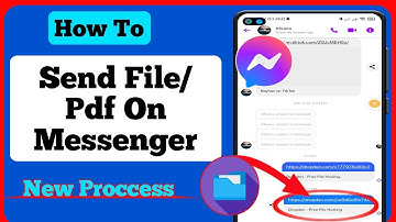 How to Send Files on Messenger [Update 2023] || how to send pdf file in messenger