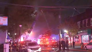 Businesses, homes destroyed after fire burns through downtown Hillside, NJ