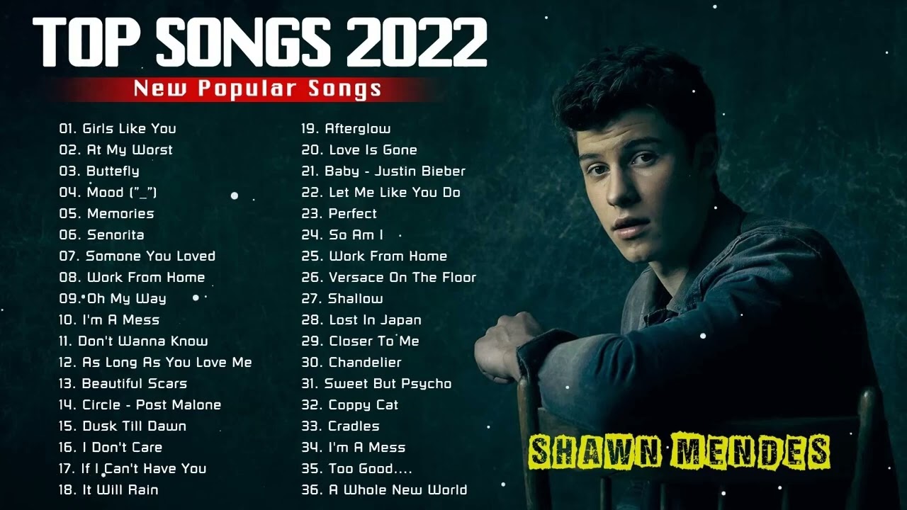 Pop Hits 2022 2023 Maroon 5, Ed Sheeran, Adele, Shawn Mendes, Taylor
