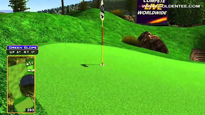 Golden Tee Great Shot on Grizzly Flats!