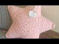 How to crochet Star shaped pillow full tutorial