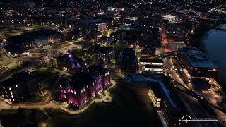 “Morgantown’s December Lights” - WVU Evansdale Campus, High street, Morgantown,West Virginia.