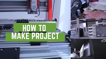 How to make a mechatronics engineering student project? |second year |process |camera slider edition