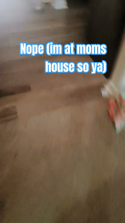 also i was sleeping on the couch and this as an apt