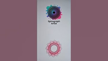 What a beautiful ending ❣️ #spirograph #relaxing #satisfying #asmr #spirographart #spirographshr