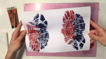 dendritic monoprinting 2