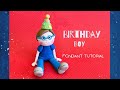 How to make a fondant Birthday BOY cake topper (weights &amp; tools included)