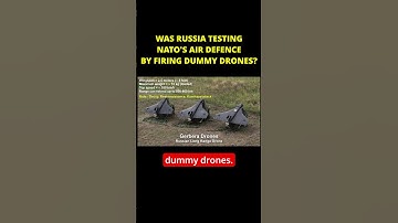 RUSIA UJI PERTAHANAN UDARA NATO DENGAN MENEMBAKKAN DRONE BONEKA KE POLANDIA