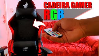 COMPREI MINHA PRIMEIRA CADEIRA GAMER PICHAU COM RGB - MUITO MASSA!!! (Unboxing &amp; Review)