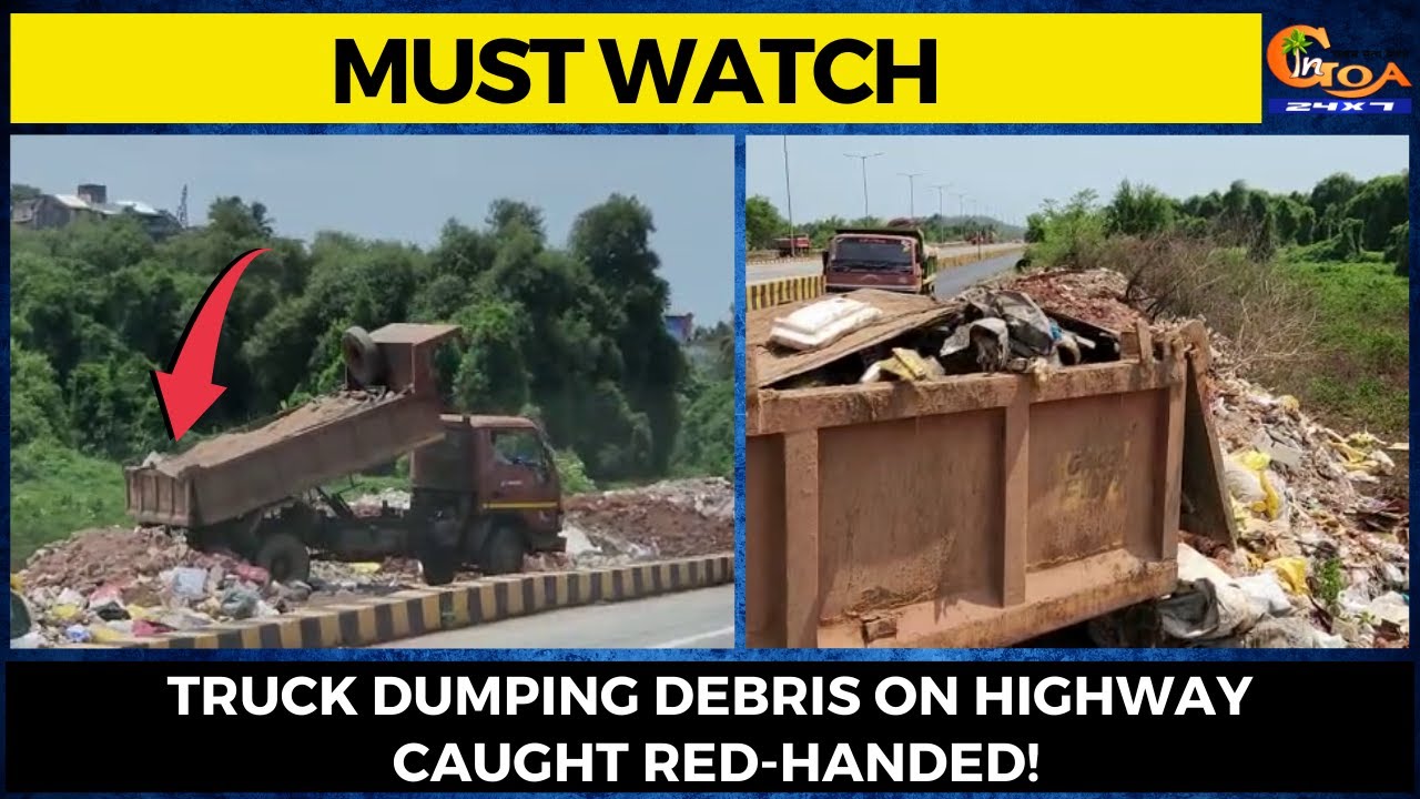 #MustWatch- Truck dumping debris on highway caught red-handed! - YouTube