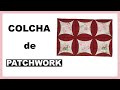 Técnica de Patchwork - FALSA CATEDRAL - Colcha, Camino de mesa, Bolso, Manta.