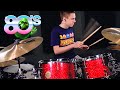 BEST 80s Music Hits & Movie Theme Songs "A drum medley"