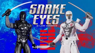 Hasbro G.I. JOE Origins Snake Eyes \& Storm Shadow movie action figures