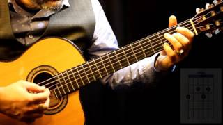 Video thumbnail of "Cómo tocar "Echame a mi la culpa" en guitarra.Tutorial /How to play "Echame la culpa" on guitar"