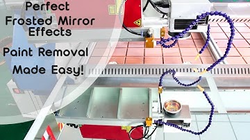 Transform Your Mirror Processing | Laser Sandblasting Machine for Perfect Paint Removal