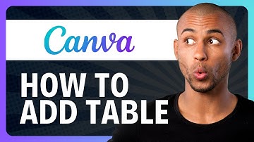 How To Add A Table In Canva Tutorial For Beginners 2024 (Easy)