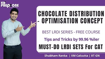 CAT LRDI Revision| Set 58:Chocolate Distribution Venn Diagram Concept 1| Important LRDI Sets for CAT
