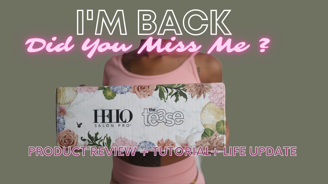 The Tease Unboxing + Short Hair Wash Routine Life Update ♥ YouTube