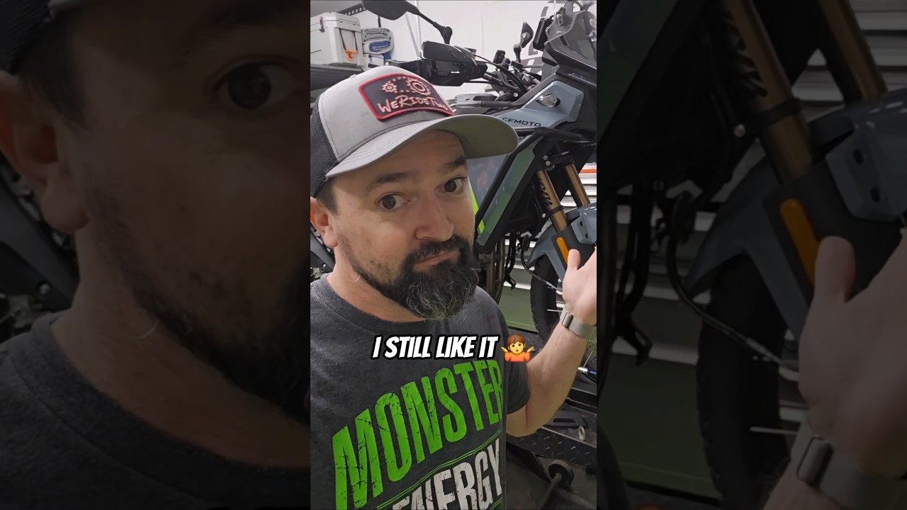 What would you do? Check your brand new motorcycle before the first service! #ibex450 #cfmoto #450mt