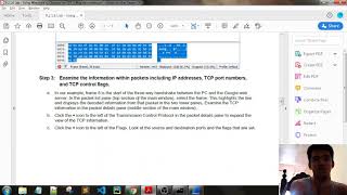 CCNA1 Wireshark | 9.2.1.6 Lab - Using Wireshark to Observe the TCP 3-Way Handshake